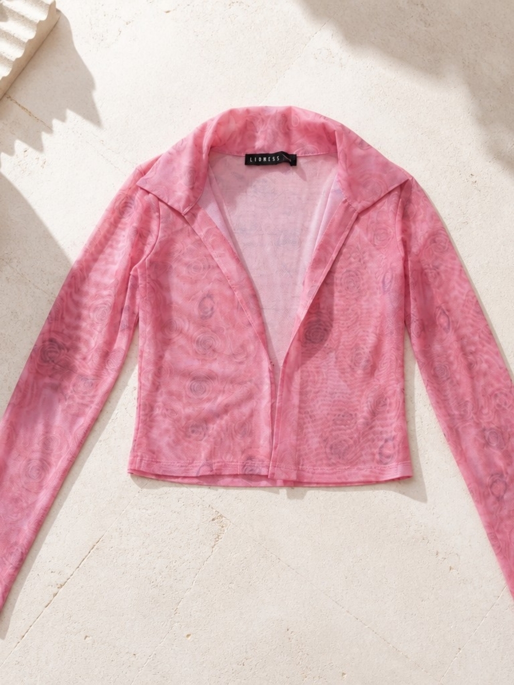 Lioness Pink Mesh Top